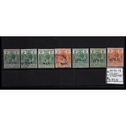 1917 stamp catalog 114-119A