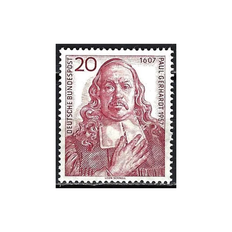 350° anniversary of the birth of Paul Gerhardt