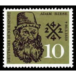 4e centenaire de la mort d'Adam Riese