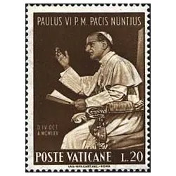 Visit of Pope Paul VI to UN...