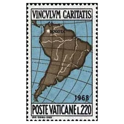 Reise von Paul VI in Bogota