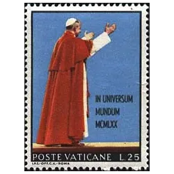 Le trajet de Paul VI en...