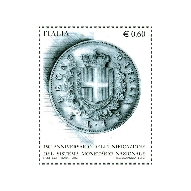 150th anniversary of the Italian lira
