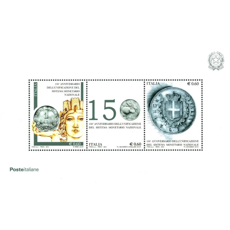 150º anniversario della lira italiana