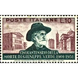 Quinto aniversario de la muerte de Giuseppe Verdi