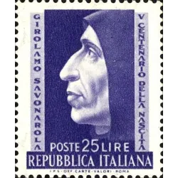 5th centenary of the birth of Fra Girolamo Savonarola