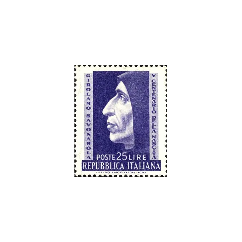5ème centenaire de la naissance de Fra Girolamo Savonarola