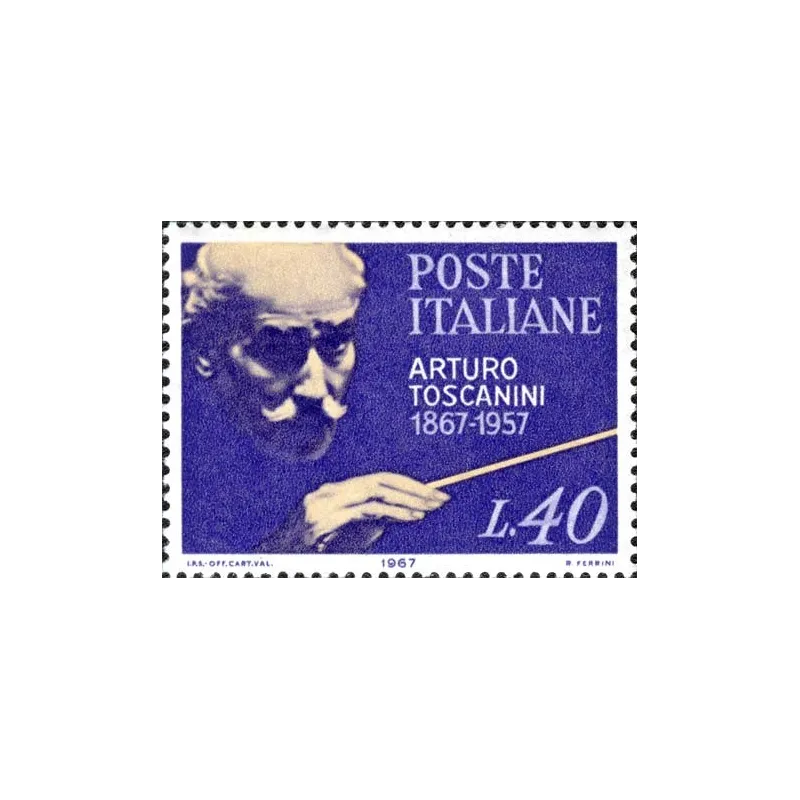 Jahrhundert der Geburt von Arturo Toscanini