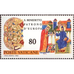 15th centenary of the birth of Saint Benedict of Norcia, patron of Europe