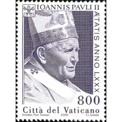 80 cumpleaños de Juan Pablo II