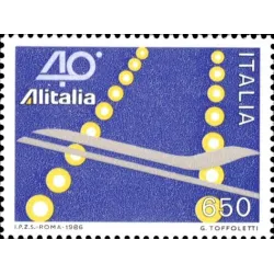 40 aniversario de Alitalia