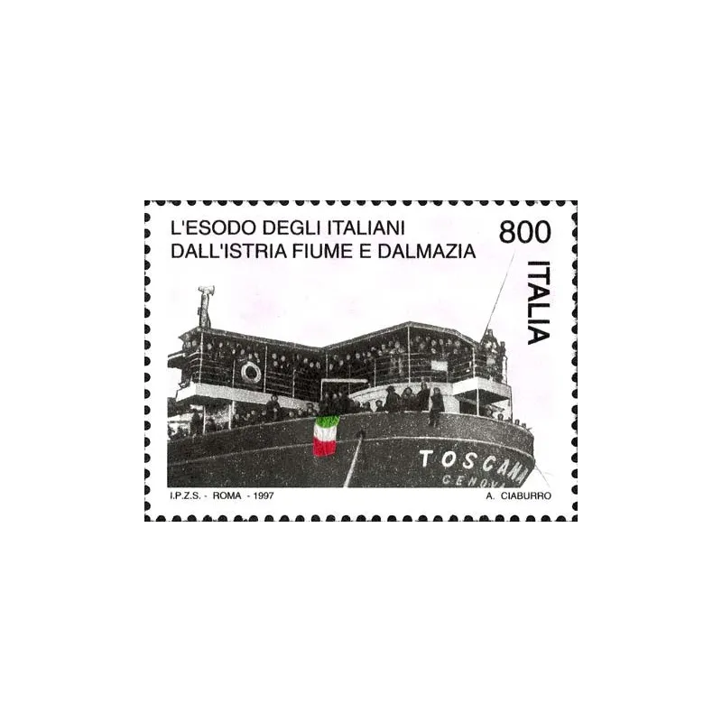 Cinquantième anniversaire de l'exode des Italiens d'Istrie, Fiume et de la Dalmatie