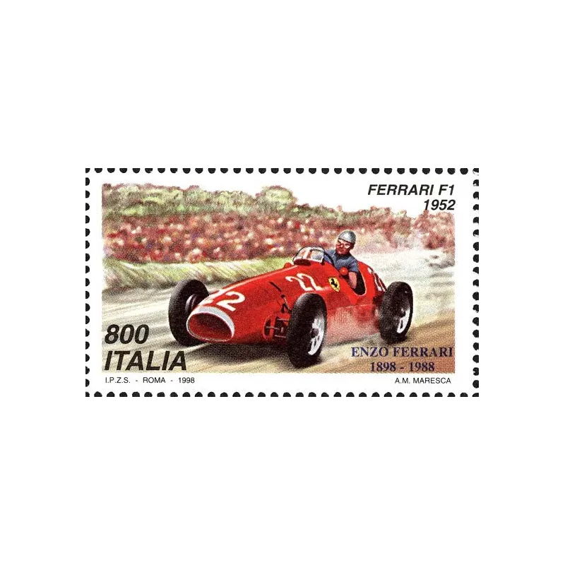 World Philatelic Exhibition , Milan - day Ferrari