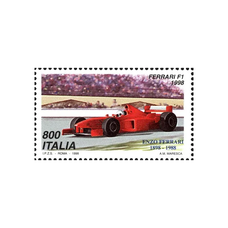 World Philatelic Exhibition, Milan - day Ferrari